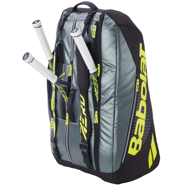 2x Babolat PURE AERO 98 2026 unbesaitet + Babolat PURE AERO 2026 RH12 Schlägertasche
